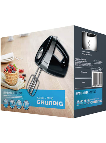 GRUNDIG Handmixer zwart/zilverkleurig