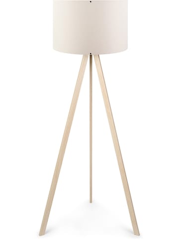 Opviq Lampa stojąca "Ayd" w kolorze beżowo-kremowym - wys. 140 cm