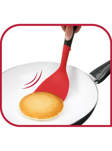 Tefal Pfannenwender "Ingenio" in Rot/ Schwarz - (L)36 cm
