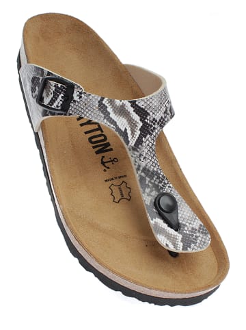 BAYTON Teenslippers "Mercure" bruin/beige
