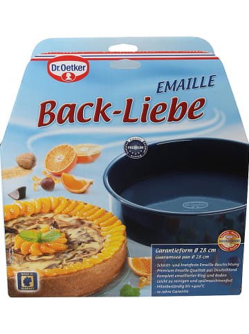 Dr. Oetker Springform "Back Liebe" in Dunkelblau - Ø 28 cm