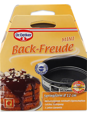 Dr. Oetker Tortownica "Baking Joy Mini" w kolorze czarnym - Ø 12 cm