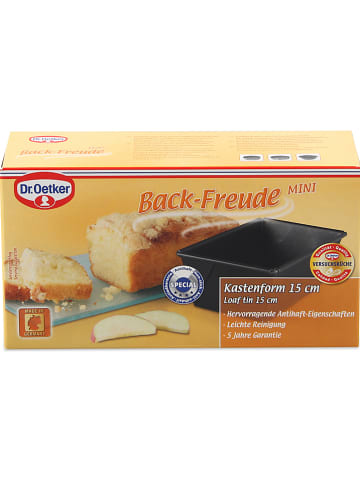 Dr. Oetker Forma w kolorze czarnym - 15 x 5 cm