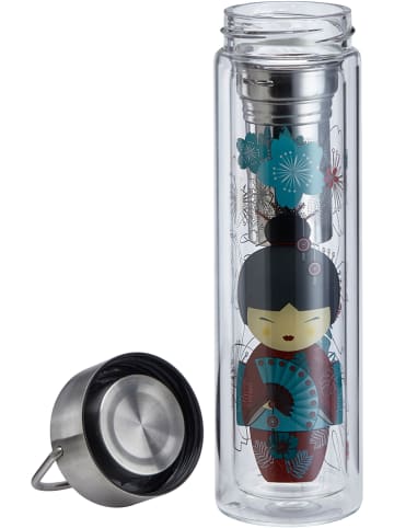 Eigenart Zaparzacz "Flowtea - Little Geisha" z kolorowym wzorem do herbaty - 350 ml