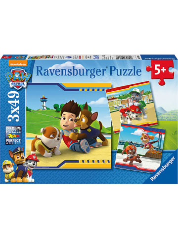 Paw Patrol 3x 49-delige puzzel "Helden met Vacht" - vanaf 5 jaar