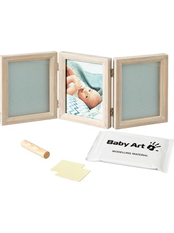 Baby Art 4-częściowy zestaw w kolorze jasnobrązowym z ramką na zdjęcie