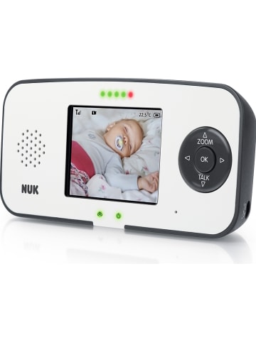 NUK Babyphone "Eco Control Video Display 550VD" in Weiß/ Dunkelgrau
