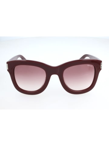 Bally Damskie okulary przeciwsłoneczne w kolorze bordowo-jasnoróżowym