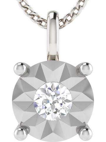 Vittoria Jewels Witgouden hanger met diamant