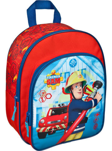 Feuerwehrmann Sam Plecak "Strażak Sam" kolorze niebiesko-czerwonym - 26 x 30 x 10 cm