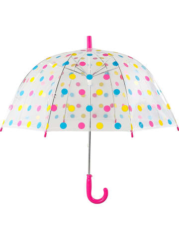 SUSINO Kinderschirm "Polka Dots" in Transparent/ Pink/ Bunt - Ø 72 cm