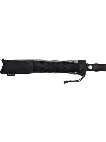 Falcone Taschenschirm in Schwarz - Ø 123 cm