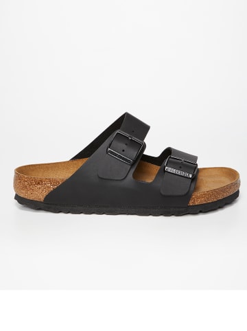 Birkenstock Pantoletten "Arizona" in Schwarz - Weite N