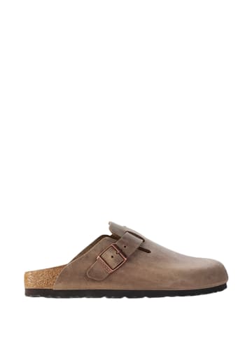 Birkenstock Skórzane chodaki w kolorze brązowym