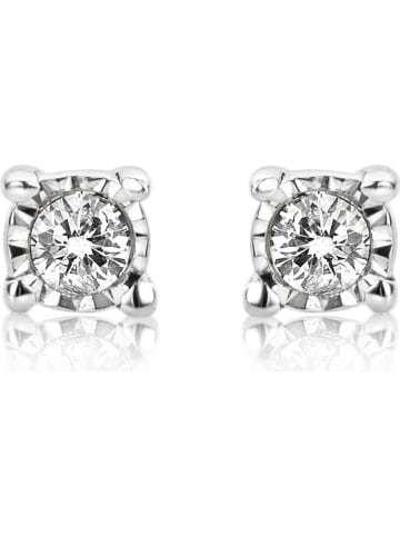 Revoni Gouden oorstekers met diamanten