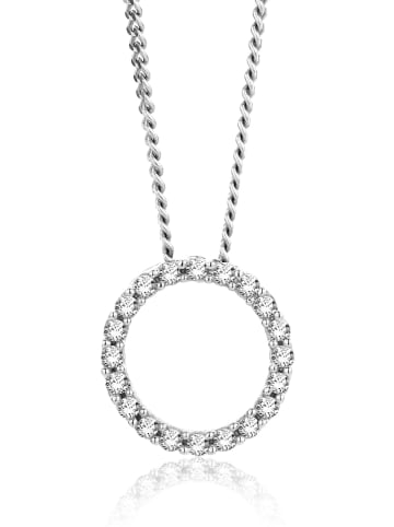Rinani Weißgold-Halskette mit Diamanten - (L)45 cm