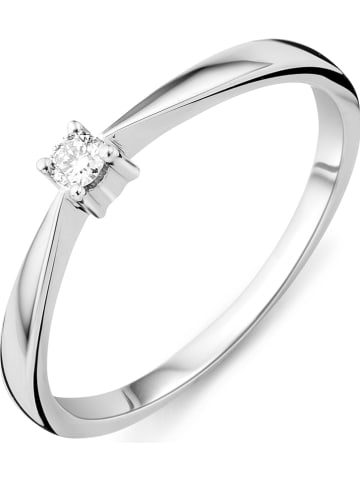 Revoni Witgouden ring met diamant