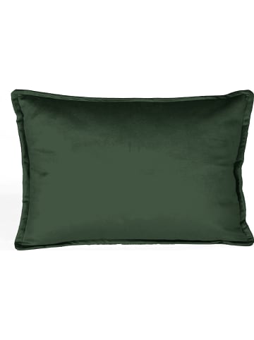 Tierra Bella Kussenhoes "Dark Green" groen - (L)50 x (B)35 cm