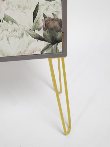 Madre Selva Sideboard "Au Café" grijs/lichtroze - (B)115 x (H)74 x (D)30 cm