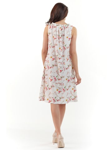 Awama Kleid in Weiß/ Bunt