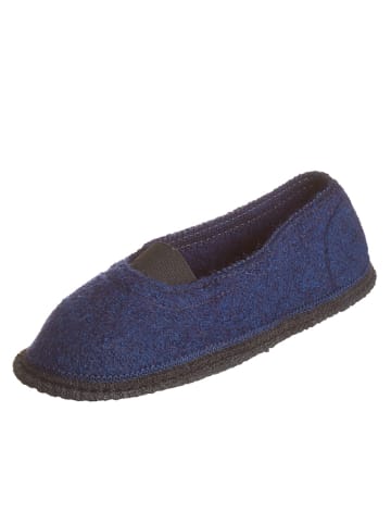 kitz-pichler Vilten pantoffels "LM Ronja" donkerblauw