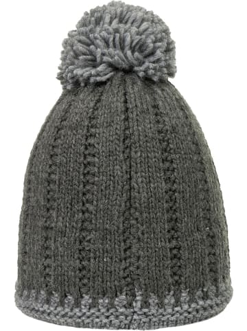 Döll Muts met pompon antraciet