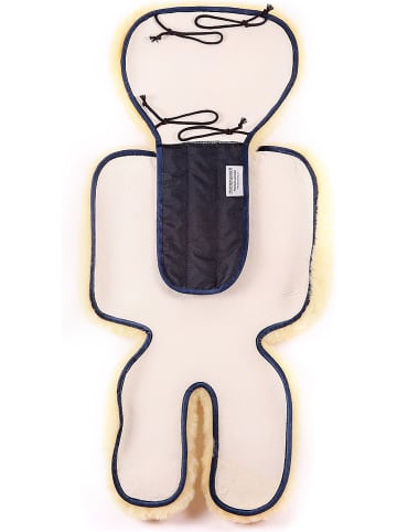 Hofbrucker Lamsvacht voor babyzitje "Mannetje" naturel - (L)100 cm
