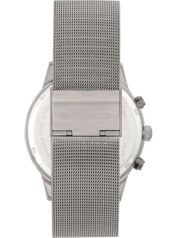 Breed Chronograph "Espinosa" in Silber/ Weiß