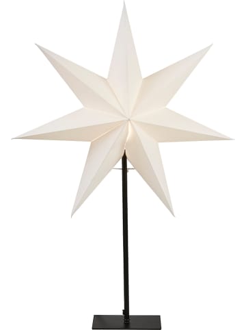STAR Trading Staande lamp "Frozen" wit - (B)52 x (H)80 cm