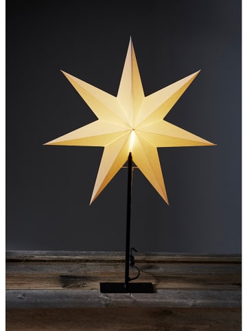 STAR Trading Staande lamp "Frozen" wit - (B)52 x (H)80 cm