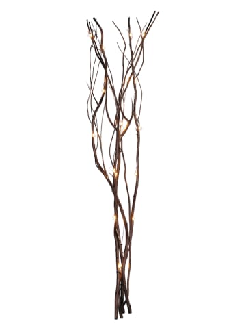 STAR Trading LED-Weidendeko "Willow" in Braun - (H)60 cm