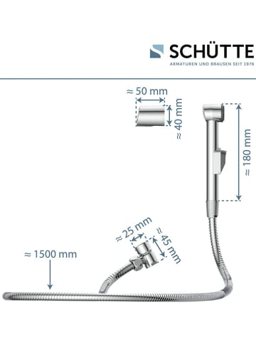 Schütte Waschbeckenbrause in Chrom
