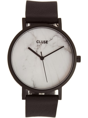 CLUSE Zegarek kwarcowy "La Roche" w kolorze czarno-białym