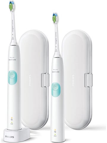 Philips Sonische tandenborstel doublepack "ProtectiveClean" wit