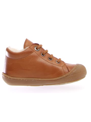 Naturino Skórzane sneakersy "Coco" w kolorze jasnobrązowym