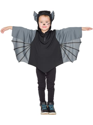 Rubie`s Kostümshirt "Fledermaus" in Schwarz/ Grau