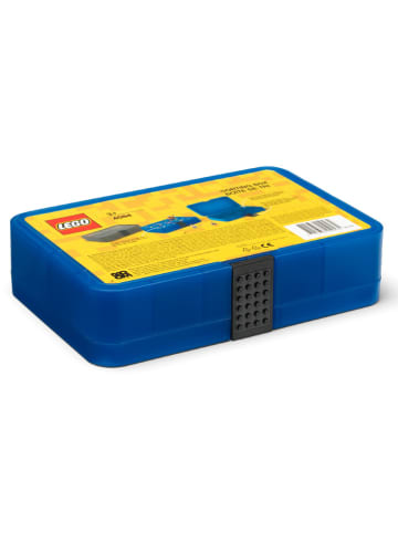 LEGO Sortierkoffer "Iconic" blauw - (B)26,7 x (H)6,6 x (T)17,8 cm