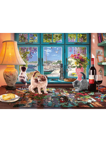 Schmidt Spiele 1.000tlg. Puzzle "Am Puzzletisch" - ab 12 Jahren