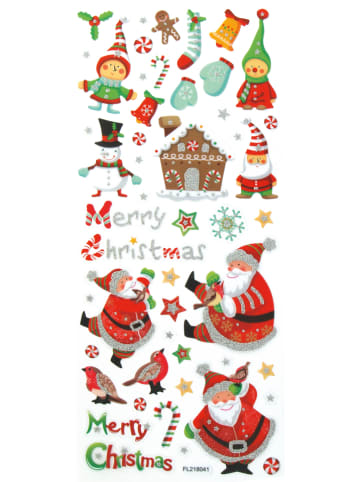 folia PAPER Glitzersticker "Weihnachten" in Bunt
