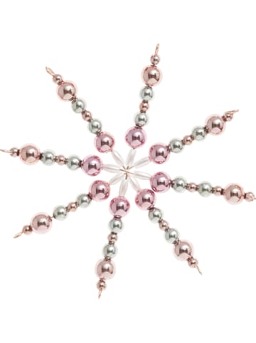 folia PAPER Perlensterne-Bastelset "Pastell" in Mint/ Rosa/ Silber - 5 Stück