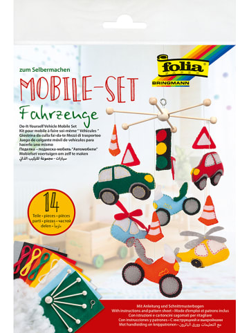 folia PAPER Knutselset "Mobiel Voertuigen" meerkleurig