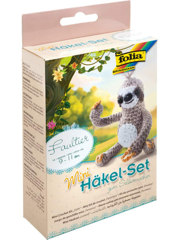 folia PAPER Mini-Häkelset "Faultier" - ab 8 Jahren