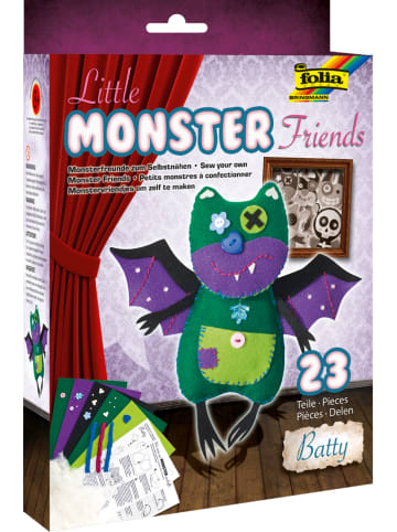Folia Zestaw do szycia "Little Monster Friends - Batty" - 8+