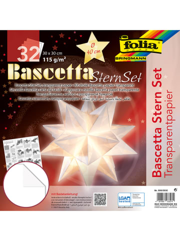 folia PAPER Zestaw w kolorze białym do origami - Ø 40 cm