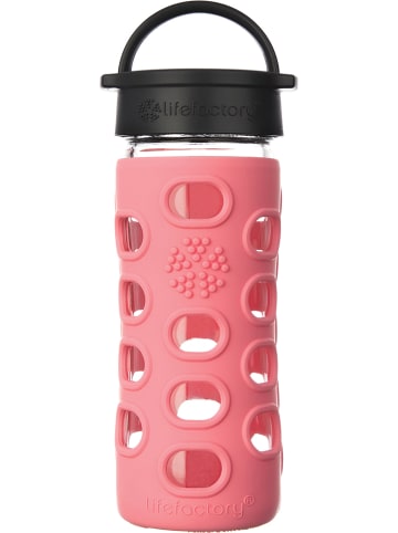 lifefactory Drinkfles "Classic Cap" koraalrood - 350 ml