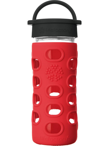 lifefactory Trinkflasche "Classic Cap" in Rot - 350 ml