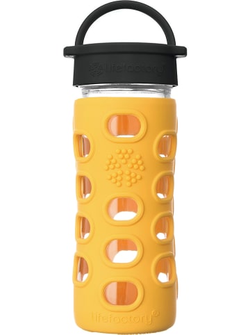 lifefactory Trinkflasche "Classic Cap" in Gelb - 350 ml