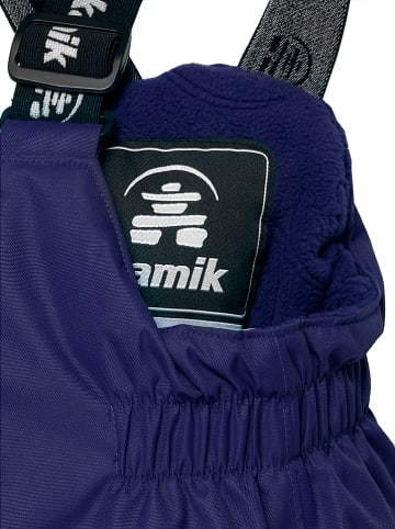 Kamik Spodnie narciarskie "Winkie" w kolorze granatowym