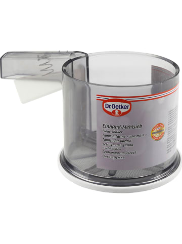 Dr. Oetker Przesiewacz w kolorze szarym do mąki - 350 g