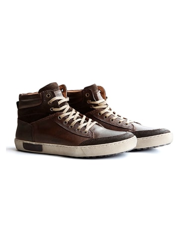 TRAVELIN' Leder-Sneakers "Aberdeen" in Braun